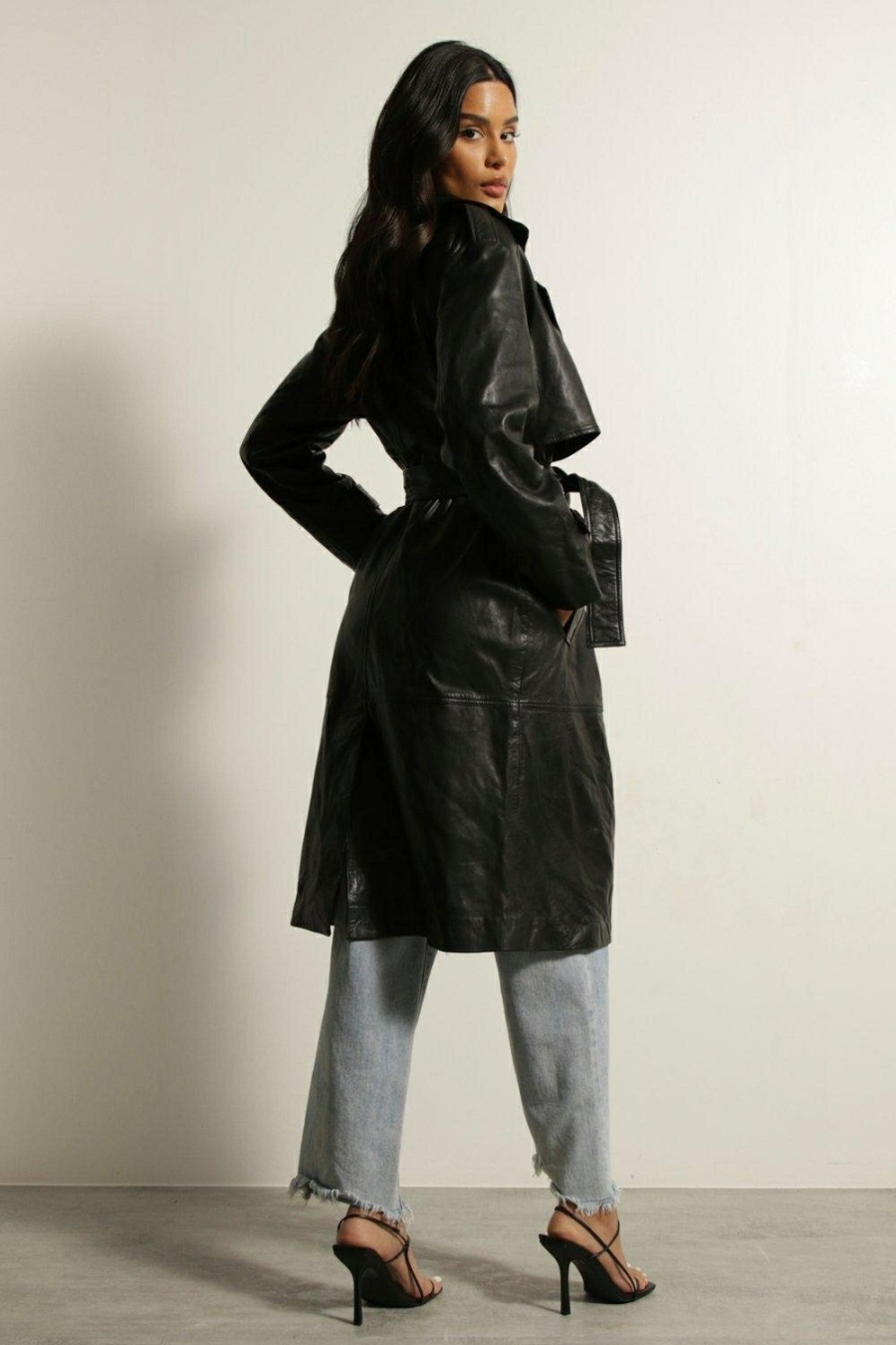 Clothing MissPap | Premium Leather Trench Coat ⋆ Misspapshop